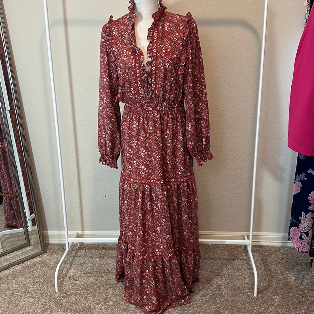 Max Studio floral maxi dress